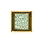  Cavallini Classico Green Frame 3x3"