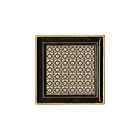  Cavallini Ravenna Black Frame 3x3"