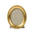  Cavallini Florentine Gold Leaf Oval Frame 4"