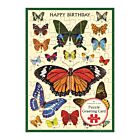 Cavallini Happy Birthday Butterflies Greeting Card Puzzle 60-Piece