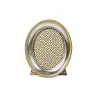  Cavallini Florentine Silver Leaf Oval Frame 3"
