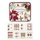 Cavallini Tin Christmas Botanical Stickers