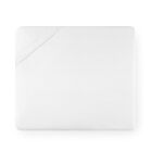 Sferra Celeste White Cal King Fitted Sheet - 72x84x17"
