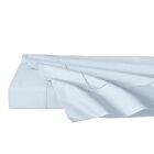Sferra Celeste Blue King Flat Sheet - 114x114"/3.5"Flange