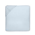 Sferra Celeste Blue Queen Fitted Sheet - 60x80x17"
