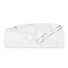 Sferra Celeste White Twin Duvet Cover - 68x86"/4"Flange