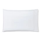 Sferra Classico White King Pillowcase/Pair - 22x42"/4"Flange