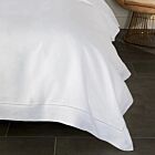 Sferra Classico White Queen/Full Duvet Cover - 88x92"/4"Flange