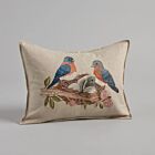 Coral & Tusk Pillow Bluebird Nest 12x16"