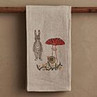 Coral & Tusk Towel Bunny with Mushrooms