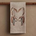 Coral & Tusk Towel Squirrels with Wheat