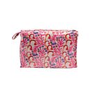 Cotton Cosmetic Box Bag Strawberry Vine Pink