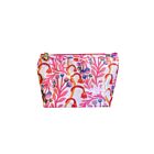 Cotton Cosmetic Bag Small Strawberry Vine Pink