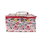 Cotton Cosmetic Vanity Bag Posies