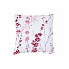 D. Porthault Scented Sachet Percale Brindilles Pink & Burgundy