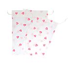 D. Porthault Shoe Bag Coeurs Pink Small