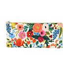 Dana Herbert Brush Pencil Bag Floral on Cream