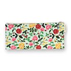 Dana Herbert Brush Pencil Bag Rose on Mint Green