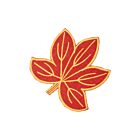 Deborah Rhodes Coaster Harvest Leaf Linen Brick