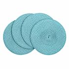 Deborah Rhodes Coaster Linen Braid Aqua & Jade
