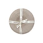 Deborah Rhodes Coaster Linen Braid Ivory & Dust
