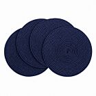 Deborah Rhodes Coaster Linen Braid Navy
