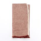 Deborah Rhodes Napkin Herringbone Fringe Rust