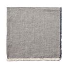 Deborah Rhodes Napkin Herringbone Fringe Steel