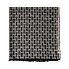 Deborah Rhodes Napkin Lattice Fringe Black