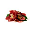 Deborah Rhodes Napkin Ring Island Orchid Orange