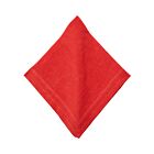 Deborah Rhodes Napkin Signature Wash Linen Coral