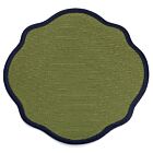 Deborah Rhodes Placemat Autumn Border Monticello Navy