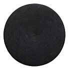 Deborah Rhodes Placemat Linen Braid Black