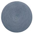 Deborah Rhodes Placemat Linen Braid Brown & Aqua