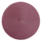 Deborah Rhodes Placemat Linen Braid Brown & Fiesta