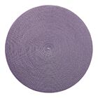 Deborah Rhodes Placemat Linen Braid Brown & Lilac