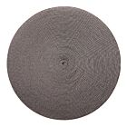 Deborah Rhodes Placemat Linen Braid Espresso & Sand