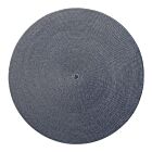 Deborah Rhodes Placemat Linen Braid Espresso & Sky