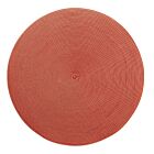 Deborah Rhodes Placemat Linen Braid Gold & Holiday Red