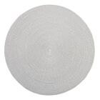 Deborah Rhodes Placemat Linen Braid Grey & Natural