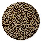 Deborah Rhodes Placemat Linen Braid Leopard