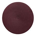 Deborah Rhodes Placemat Linen Braid Plum