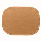 Deborah Rhodes Placemat Mod Oval Mustard & Nutmeg