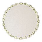 Deborah Rhodes Placemat Scallop Colette Avocado