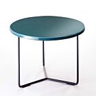 Enameled Lava Stone Colvert Round Table Small