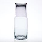 Pigeon & Poodle Glass Faro Carafe Gray