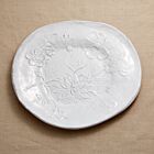 Fleurs Platter with Flowers Large
