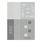 French Jacquard Towel Salieres Blanc