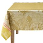 French Sinharaja Yellow Tablecloth 69x98"