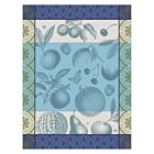 French Tea Towel Arriere Pays Blue